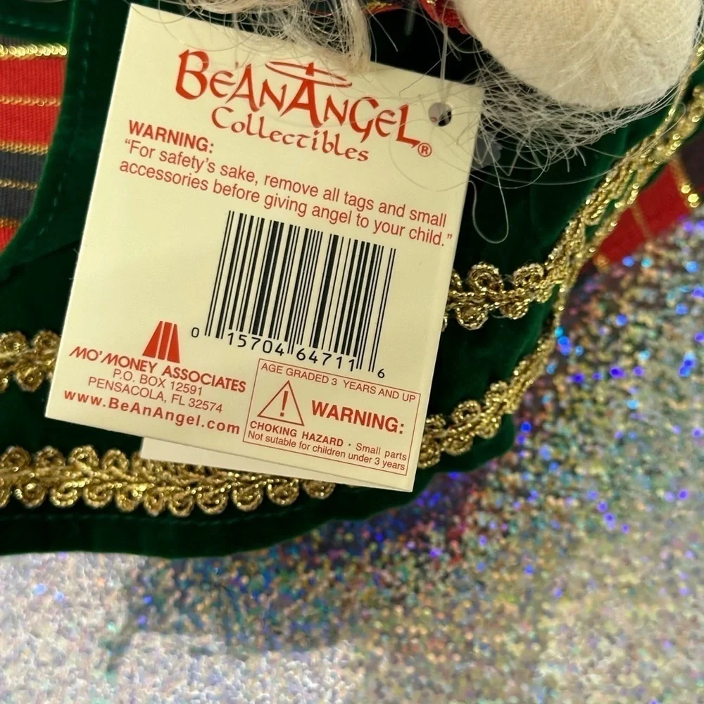 Bean Angel Collectibles CHRISTMAS LOVE 12 IN Doll Vintage 2000 Bean Bag with Tag